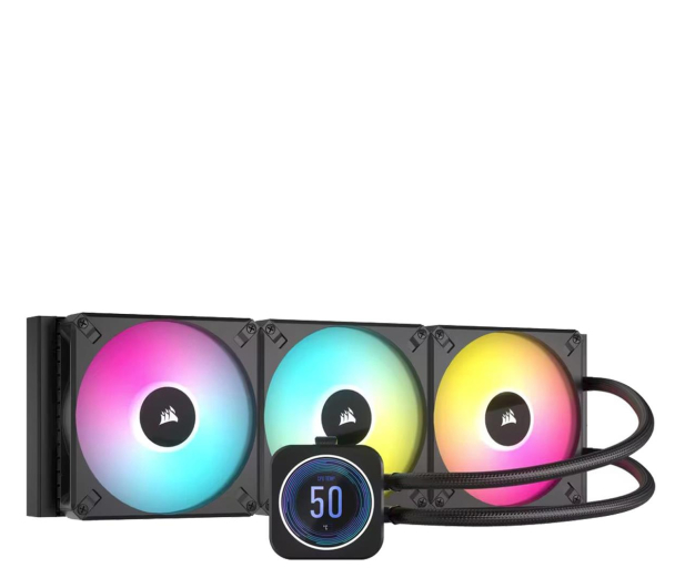 Corsair iCUE H170i ELITE LCD XT 3x140mm - 1121395 - zdjęcie